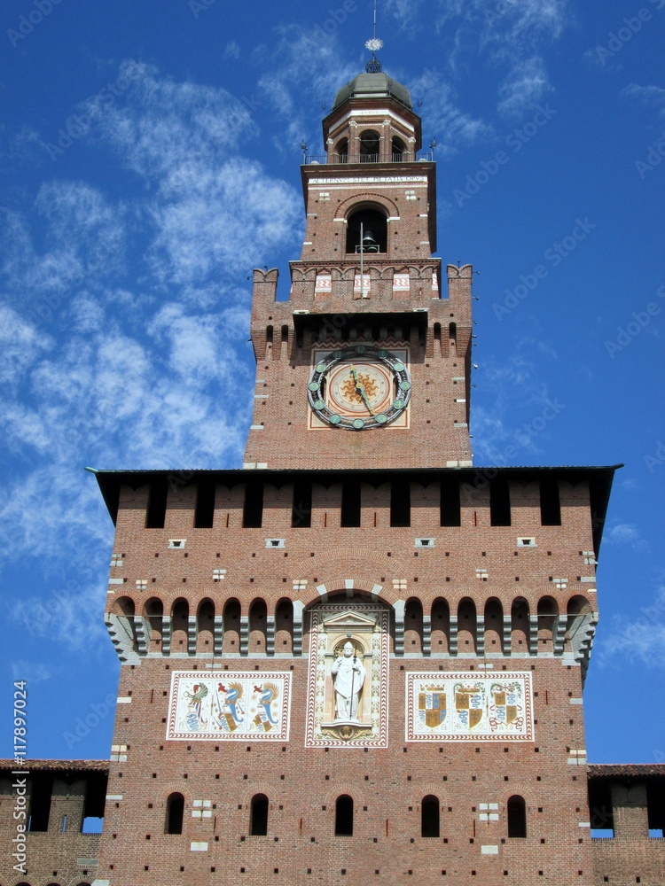 Il Castello Sforzesco, Milano, Italy