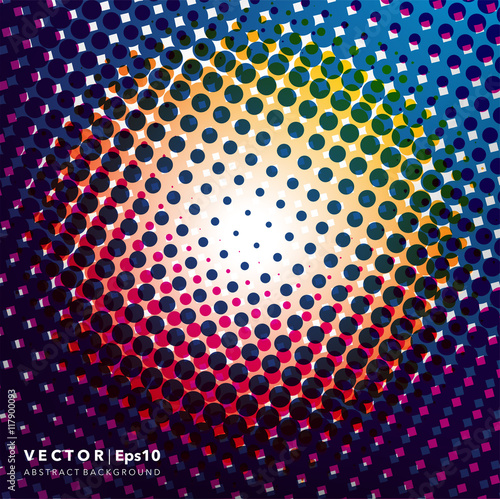 Abstract vector background. Glossy and colorful on the white panel. Use for template, brochure design. Vector illustration. Eps10.