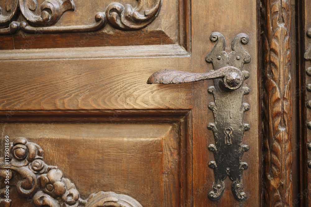 Rustic door handle Rustic door handle
