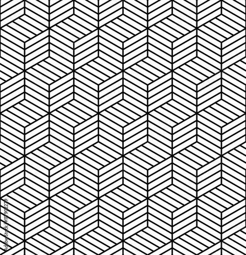 wzor-geometryczny-w-czarno-biale-kostki