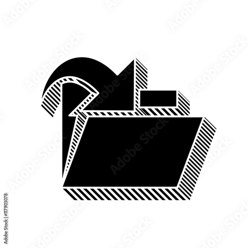 ikona ze wzorku pasków i kresek