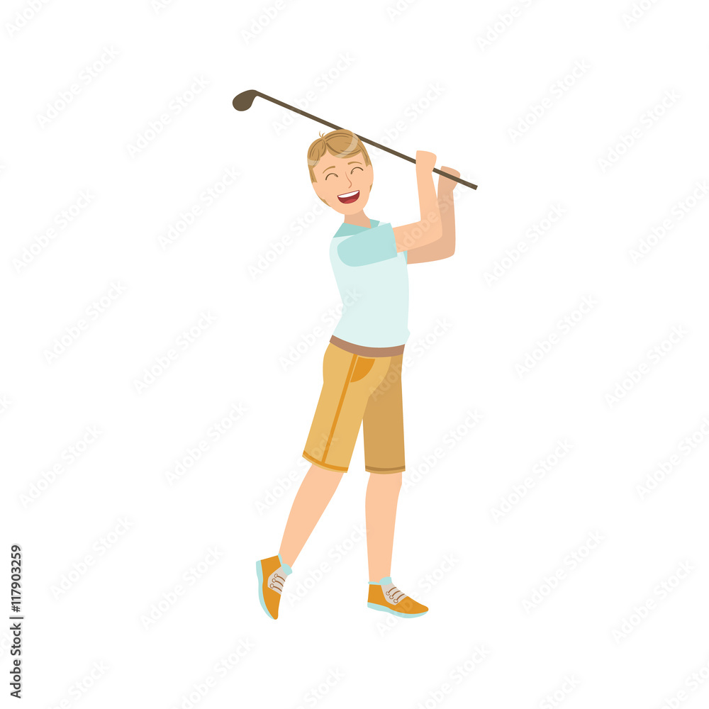 Man Playing Golf Man Playing Golf