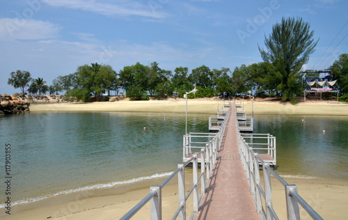 Wallpaper Mural View on Tanjong beach, Sentosa island, Singapore Torontodigital.ca