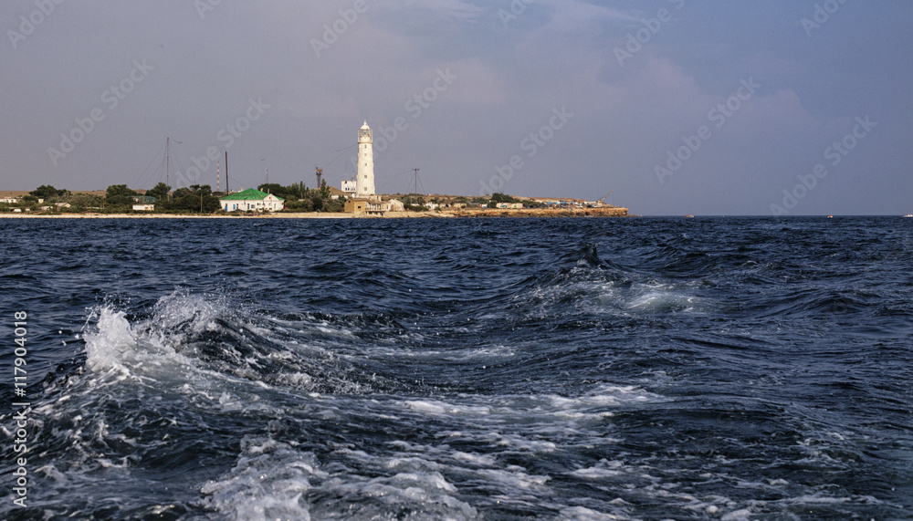 sea, lighthouse