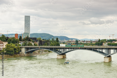 The bridge over the river Rhine in Basel .Switzerland... © karp5
