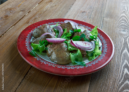 Turkish Style Sauteed Liver photo