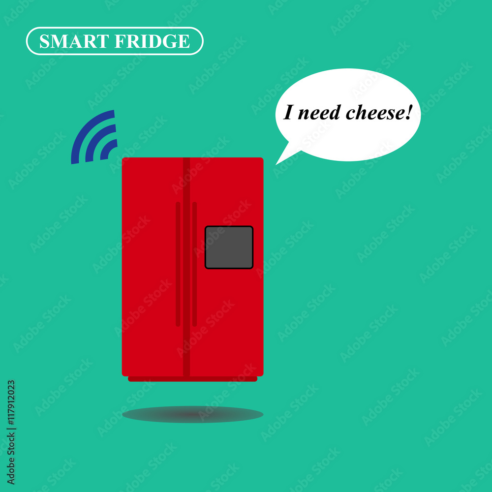 Smart fridge concept Adobe Stock