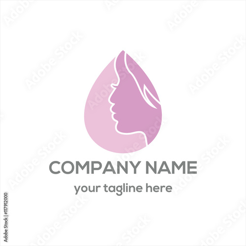 Beauty salon and spa logo vector