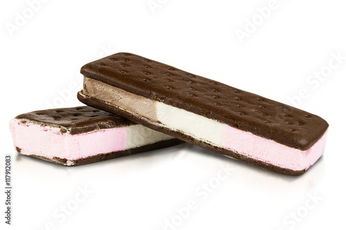 Canvas-taulu Neapolitan Ice Cream Sanwiches