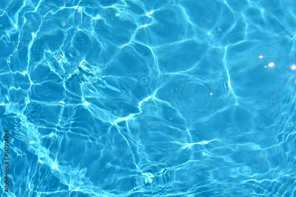Water surface with a blue ripples Water surface with a blue ripples