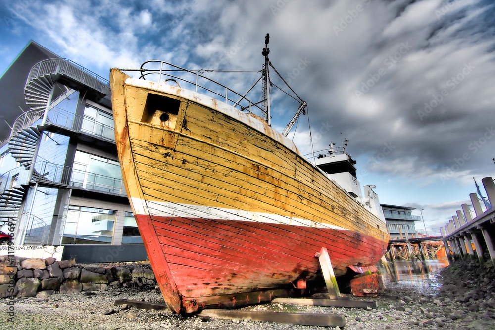 Island - Reykjavik - Hafen