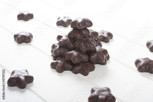 Foto Chocolate gingerbread star
