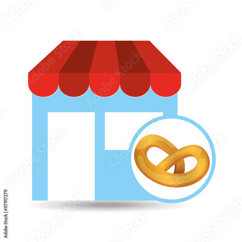 selling fresh pretzel
