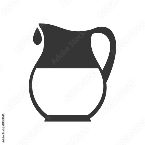 pitcher liquid drink icon vector graphic