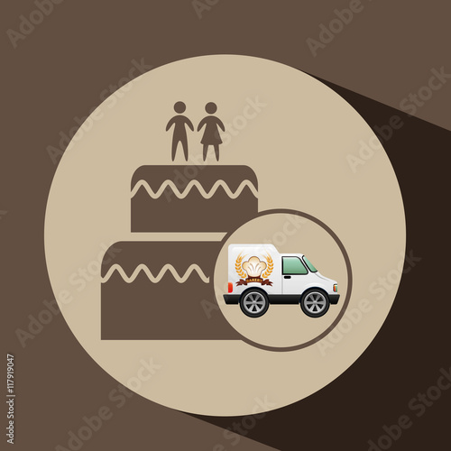 transport of wedding cake