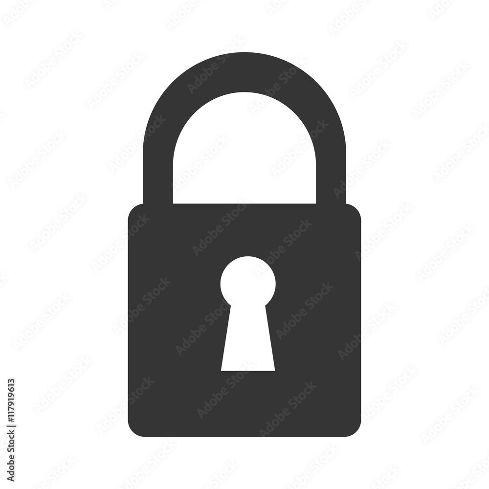 lock security closed icon vector graphic lock security closed icon vector graphic