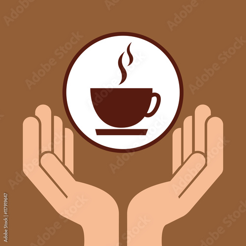 hand holding coffee