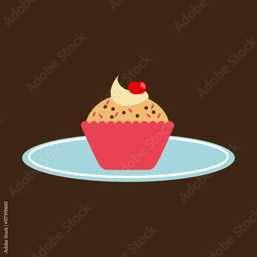 hand holding a tray of cupcakes
