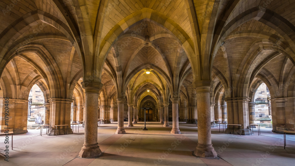 The University of Glasgow Cloisters 