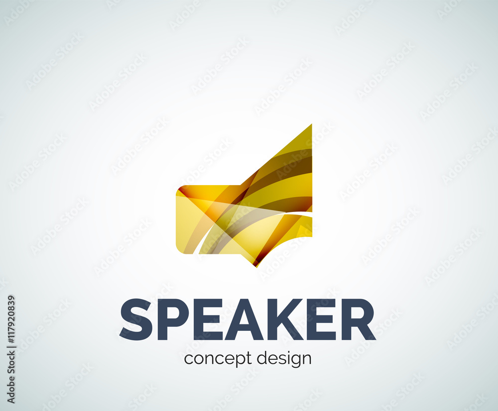 Speaker logo business branding icon Speaker logo business branding icon