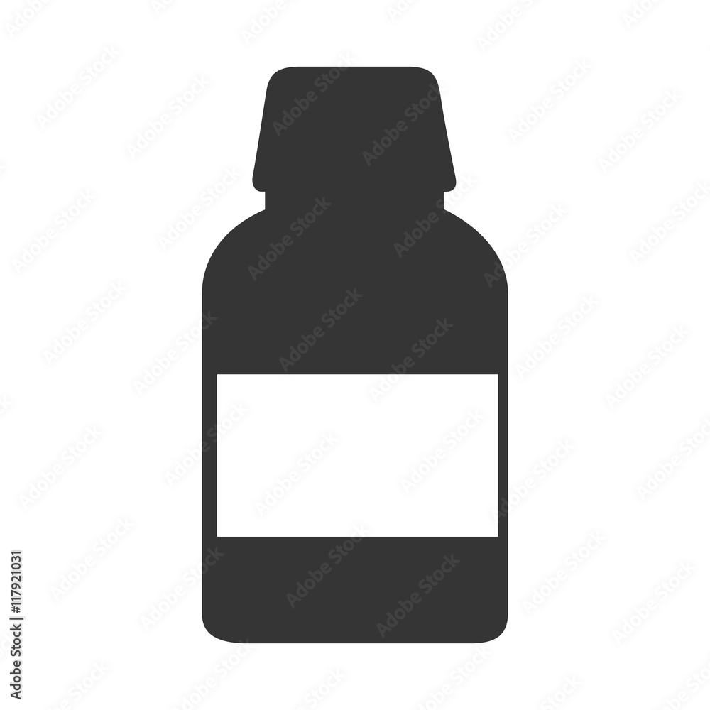 remedy recipient drugs medicine bottle icon vector graphic