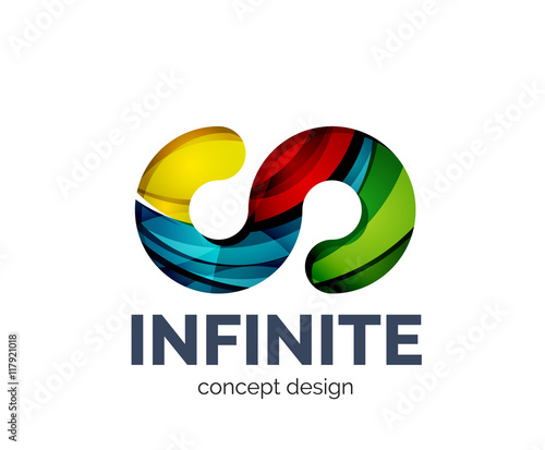 Infinite logo business branding icon