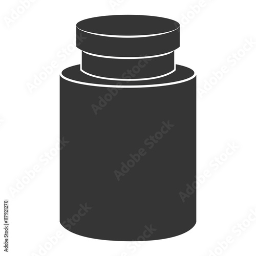 recipient drugs medicine bottle icon vector graphic