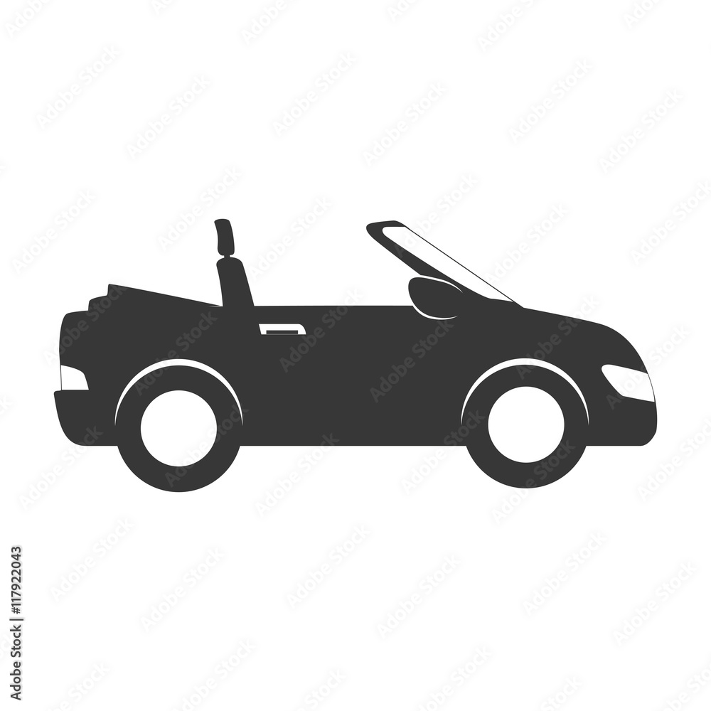 car side sport auto vehicle icon vector graphic