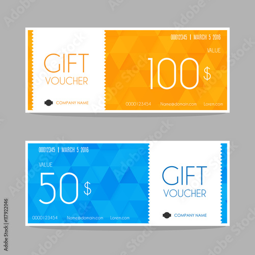 Gift voucher template