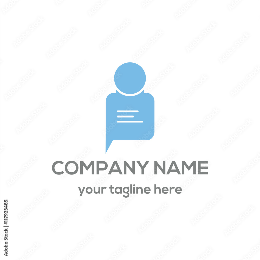 Chat Bubble Logo Vector Chat Bubble Logo Vector