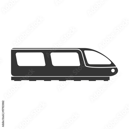 train metro electric modern icon vector graphic