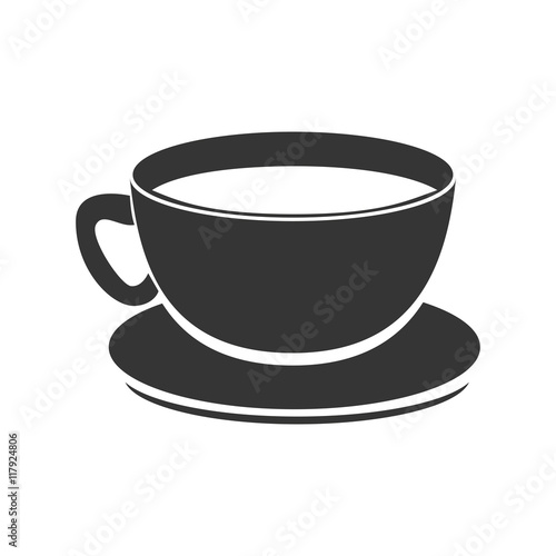 coffee mug cup tea icon vector graphic