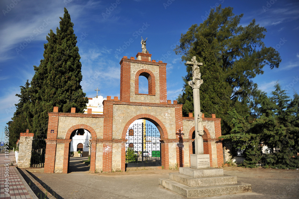 Casa de la Misericordia, Alcuéscar, pueblo de la provincia de Cáceres, Extremadura, España Casa de la Misericordia, Alcuéscar, pueblo de la provincia de Cáceres, Extremadura, España