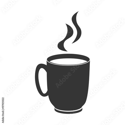 coffee mug cup tea icon vector graphic