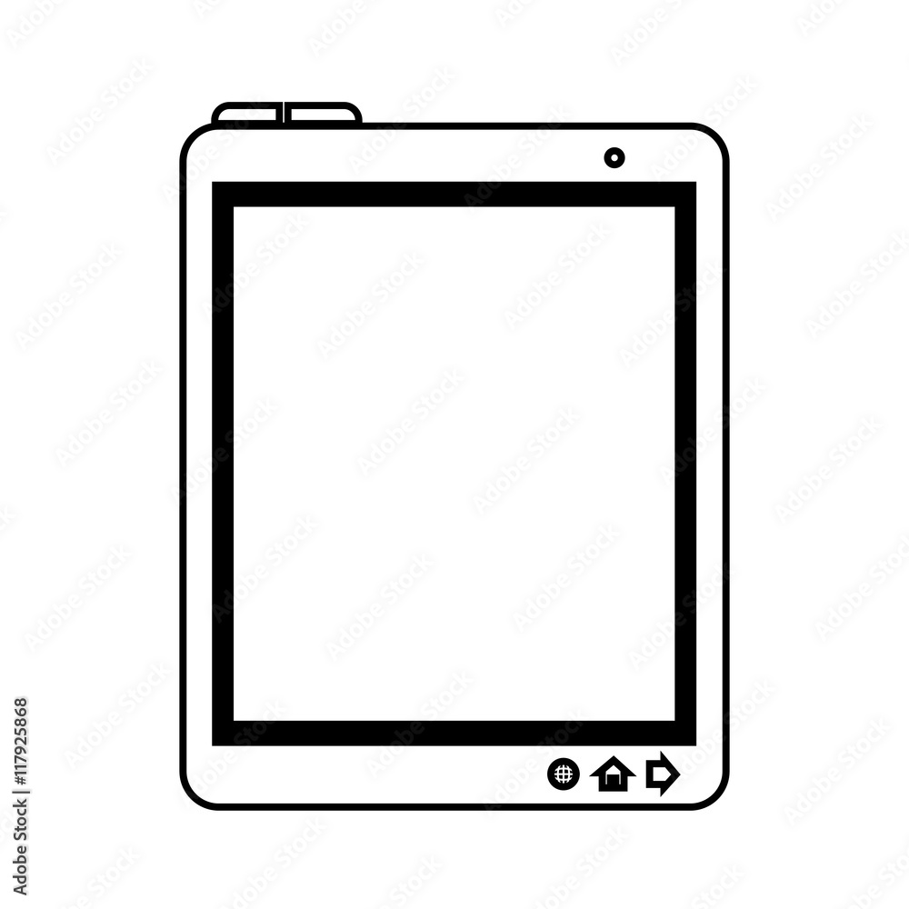 tablet device screen technology electronic icon vector graphic tablet device screen technology electronic icon vector graphic