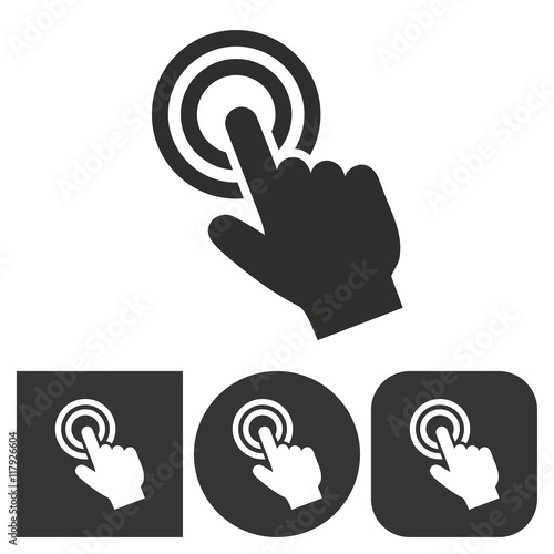 Touch - vector icon.
