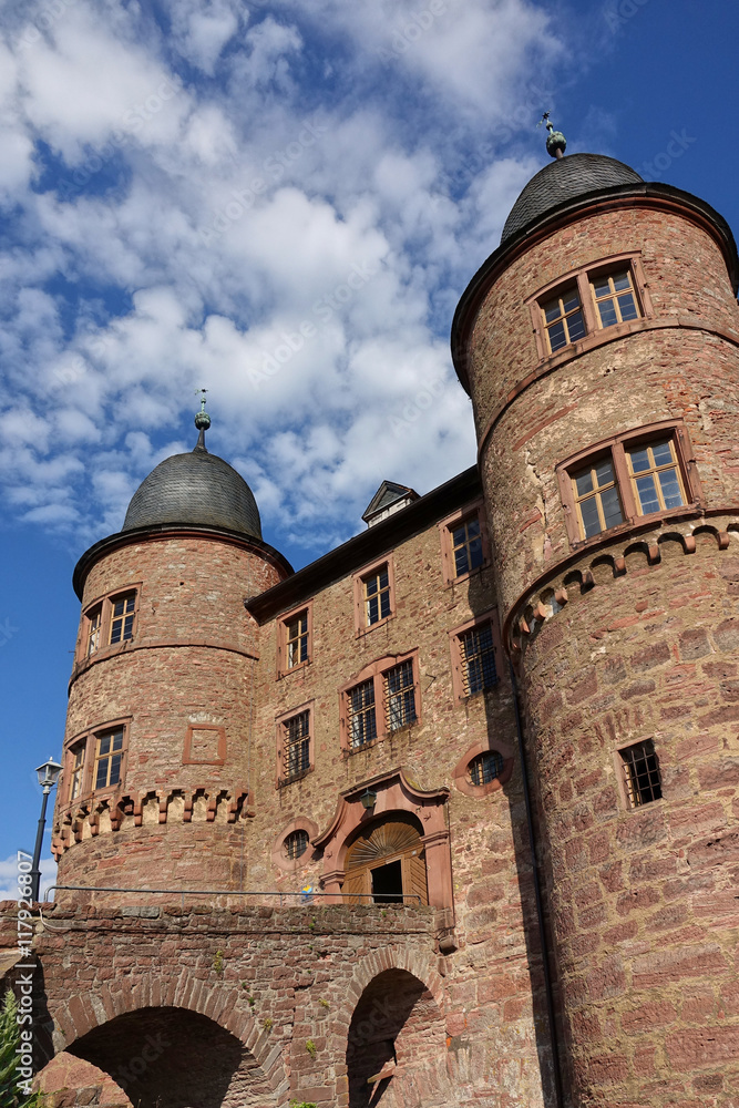 Fototapeta premium Wertheim am Main, Baden-Württemberg, Burg Wertheim 