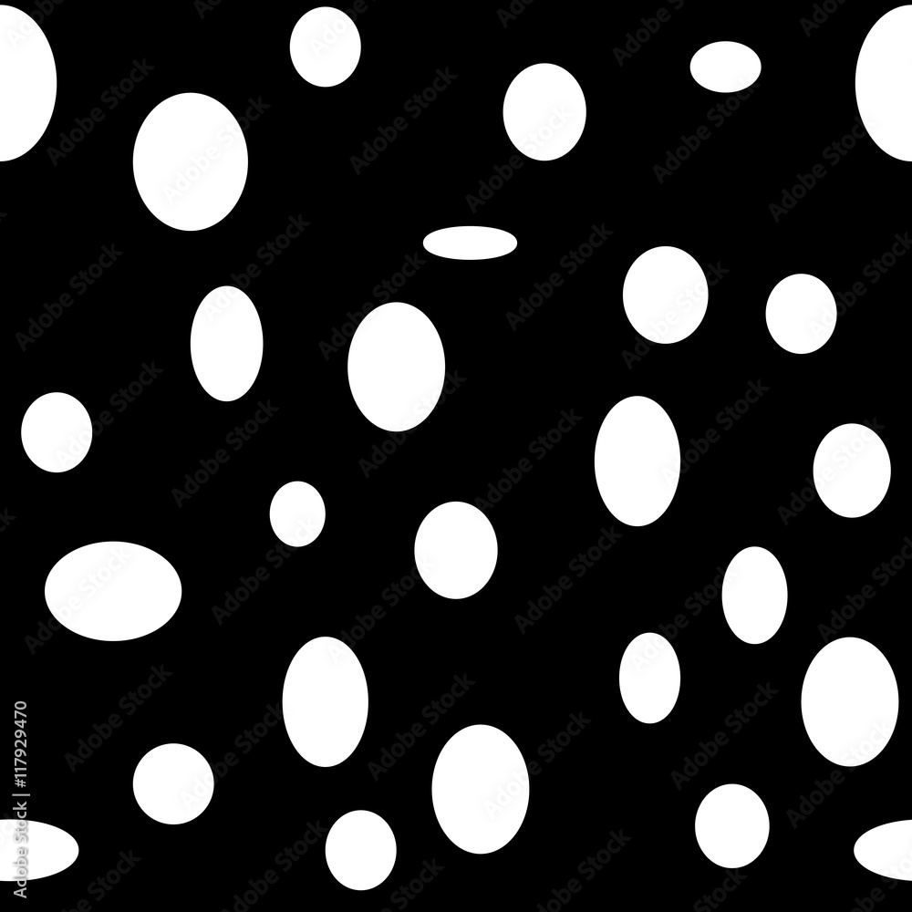Oval white seamless pattern. Oval white seamless pattern.