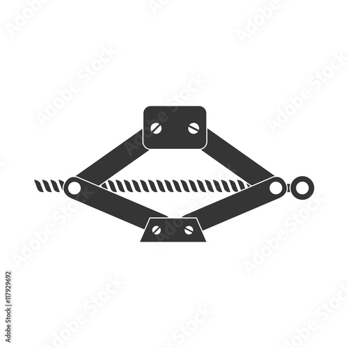 jack tool car vector graphic icon