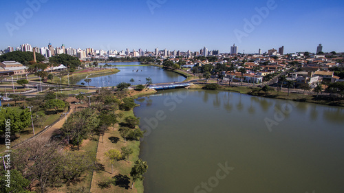 Aerial View of the City of Sao Jose do Rio Preto in Sao Paulo in photo