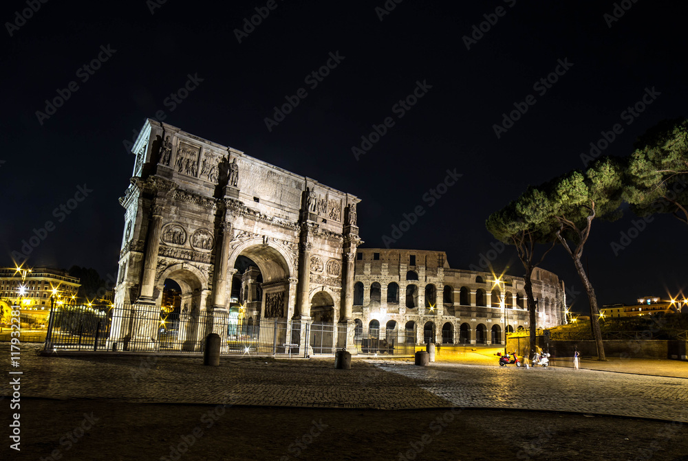 Colosseo e Arco di Trionfo