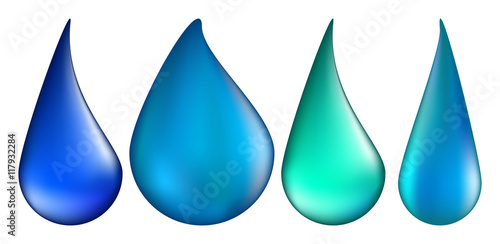 water drop vector symbol icon design. illustration isolated on w