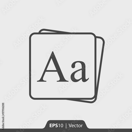 Free Download Alphabet vector icon for web and mobile - GFXLoad