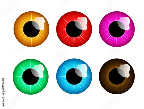 eye iris illustration