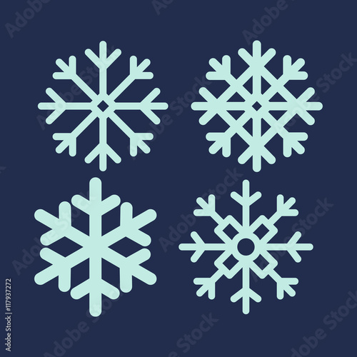 simple snowflakes