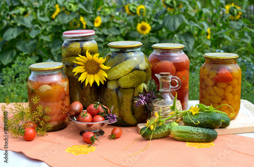 Homemade preserves photo