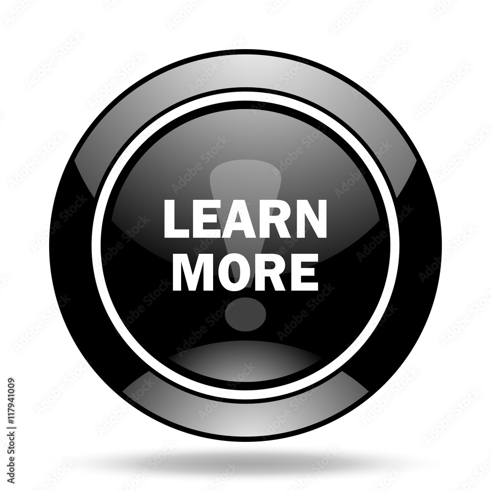 learn more black glossy icon learn more black glossy icon