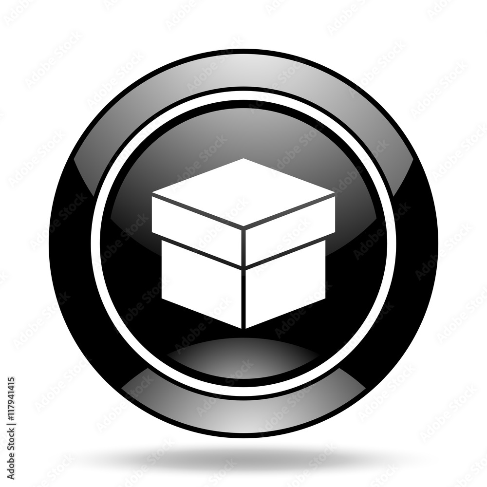 box black glossy icon box black glossy icon