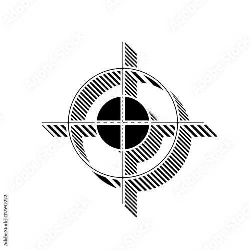 ikona ze wzorku pasków i kresek