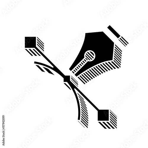 ikona ze wzorku pasków i kresek